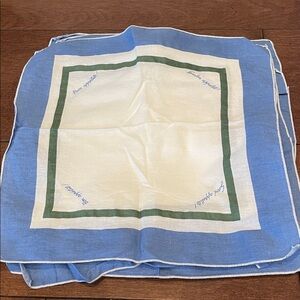 New Vintage Bon Appetit Cloth Napkins, set of 11